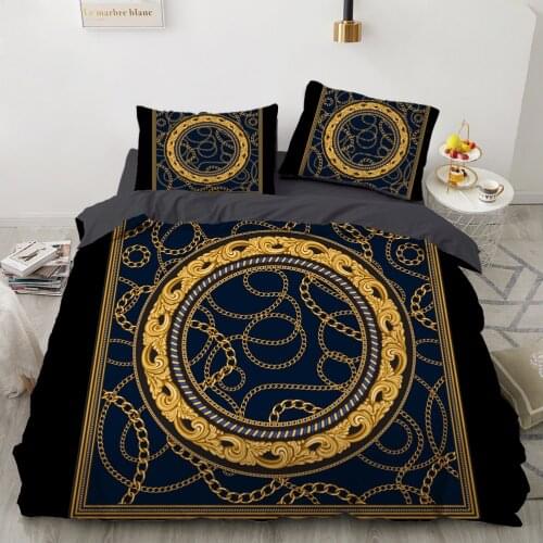 Luxury 3D Bedding set Europe Queen King Double Duvet cover set Bed linen Comfortable Blanket/Quilt cover Bed Set Palace black