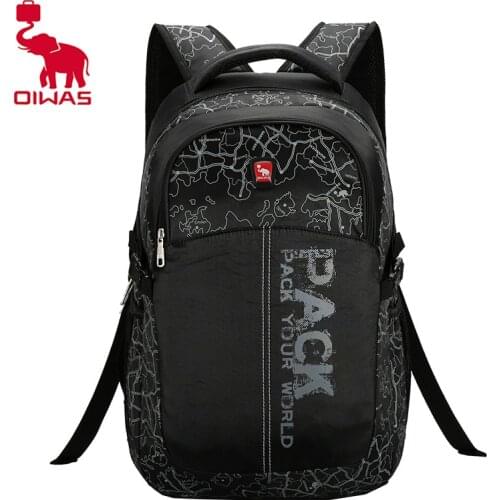 OIWAS 31L Large Capacity Backpack Waterproof Backpack Teens Men Women Student School Travel Backbag Shoulder Laptop Bag Mochia