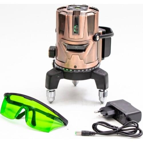 Green Beam Laser Level Self-leveling 5 Line 6 Points Horizontal&Vertical Line Nivel Laser 360 Degree Autonivelante