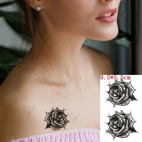 Tiger Temporary Watercolor Tattoo Sticker Waterproof Women Fashion Fake Body Art Arm Tattoos Kids Hand Tatoo