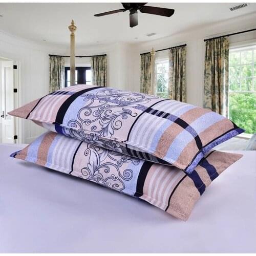 1 Pair Pillowcase Comfortable Pillow Cover Pillowcase for Bed Throw Sofa Pillow Covers