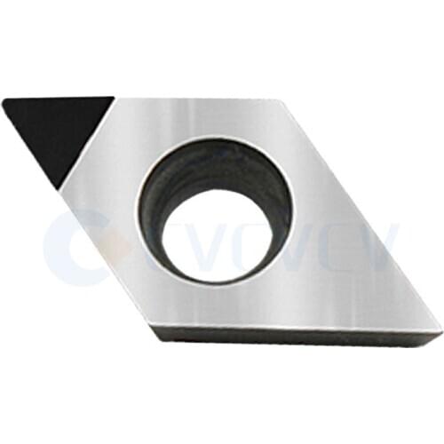 2pcs DCMT070202 DCGT070208 DCMT11T304 DCGT11T302 PCD CBN High hardness Diamond inserts CNC lathe tools Turning inserts cutter