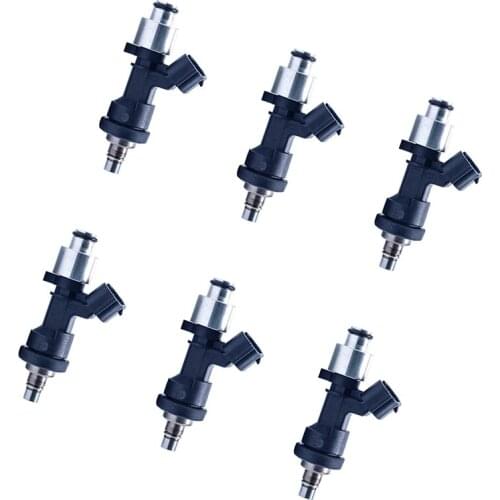 6pcs High flow fuel injectors 650cc 62lb Fit for Toyota Supra 2JZ 2JZGTE 2JZ-GTE 2JZGE 1MZ 5VZ 3VZTurbo Free shipping