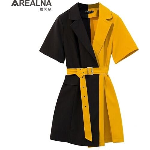 Желтые летние платья AREALNA China At AliExpress