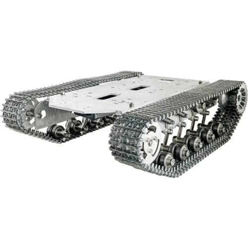 TS200 Shock Absorber Tank car , High Speed DC Motor,Aluminum Alloy Chassis/Frame, for intelligent racing robots, robot education