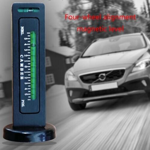 Car Four Wheel Aligner Positioning Adjustable Magnetic Level Gauge Camber Strut Alignment Tool for Truck RV Tire Repair