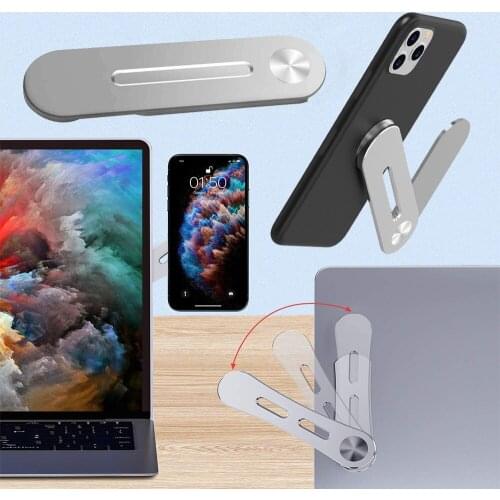 Laptop Side Mount Connect Tablet Bracket Dual Monitor Display Clip Adjustable Phone Stand Screen Support Holder Metal Magnetic