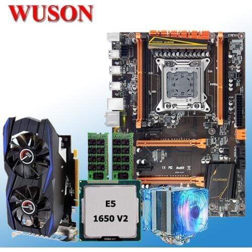 HUANAN ZHI deluxe X79 motherboard bundle CPU Xeon E5 1650 V2 RAM 16G(2*8G) Video card GTX960 2G