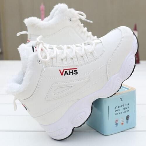 Casual Shoes Winter Vulcanize Boots Plus Velvet Women Shoes Female Zapatillas Mujer Leisure Shoe Platform Sneakers Cotton Shoes