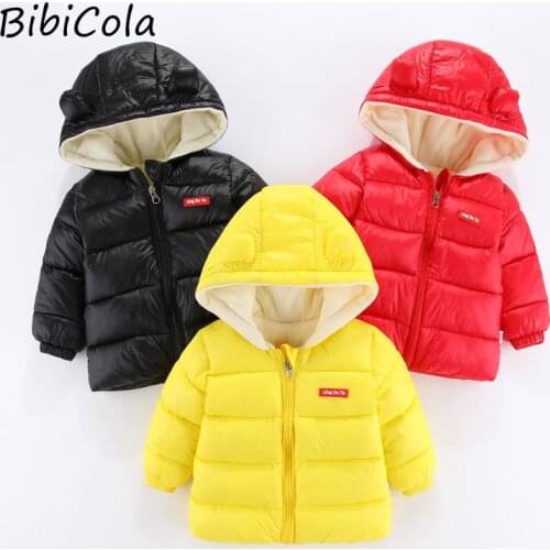 New childrens baby winter clothing fashion cotton jacket jacket down cotton jacket men and women thickened out warm jacket