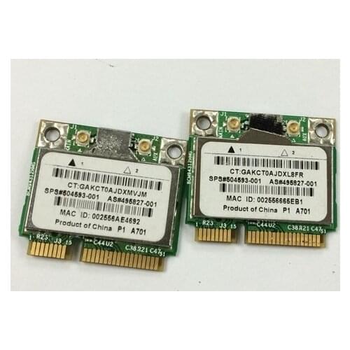 Wholesale New for BroadCom BCM94312 MINI PCI-E Wireless Wlan Card 54M for HP 4411S 4416S 4410S 4415S sps:504593-003