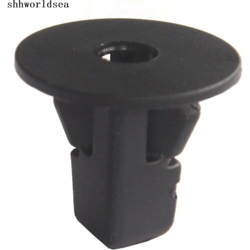 Shhworldsea 10pcs auto clip screw grommet for toyota replace 90189-06013 snaps into 8.8mm hole