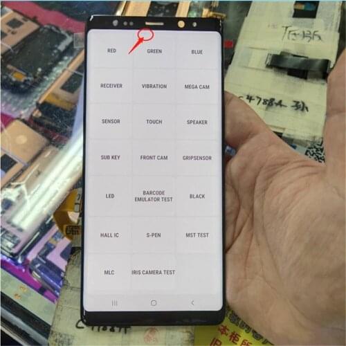 Super small Dead point For Samsung Galaxy Note 8 N9500 N9500F N900D N900U LCD Display Touch Screen Digitizer Original