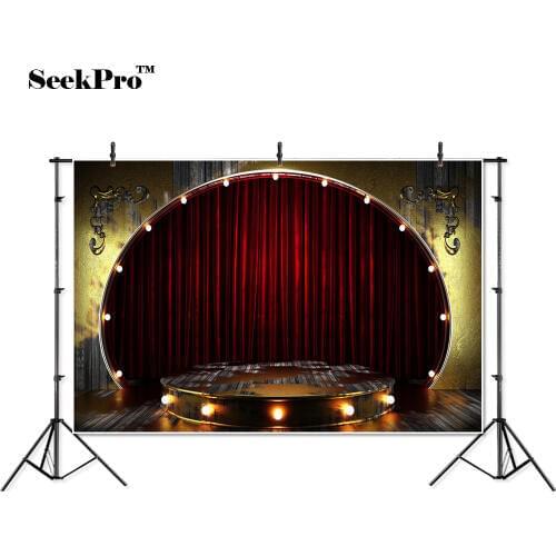 Thin vinyl curtain stage light wooden floor baby children photo Backgrounds Professional indoor Photographic studio Backdrops