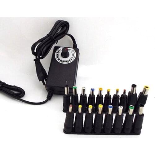 Universal 3V 9V 12V 3A AC Adjustable Power Supply Adapter DC Plug Connector Adapter Voltage 220V 110V 3V 24V 72W EU US plug s1