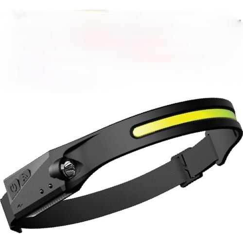 Wave Induction Cob Headlight Outdoor Riding Light USB Charging Night Run Light Led Glaring Headlamp Fishing Night Light