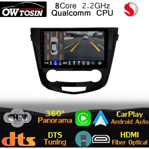 Qualcomm 8Core Android For Nissan Qashqai 2 J11 X-Trail 2013-2021 Car Radio GPS HDMI 4G LTE Head Unit CarPlay 360 Panoramic Auto