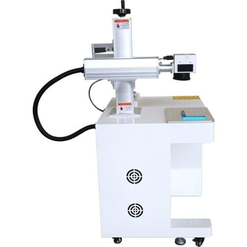 High quality 20W 30w 50w raycus desktop fiber laser marking machine for metal plastic 110*110mm