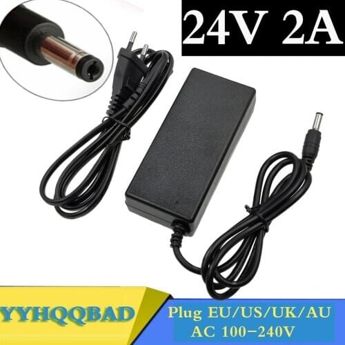 24V 2A lead-acid battery Charger electric scooter ebike charger wheelchair charger golf cart charger DC5.5*2.1