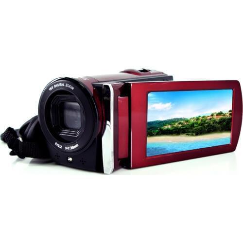 Freeshipping 12MP 5.0MP CMOS Professional Video Camera DVR HDV-666 3.0" 720P HD Digital Video Camcorder PC Cam Voice Recording