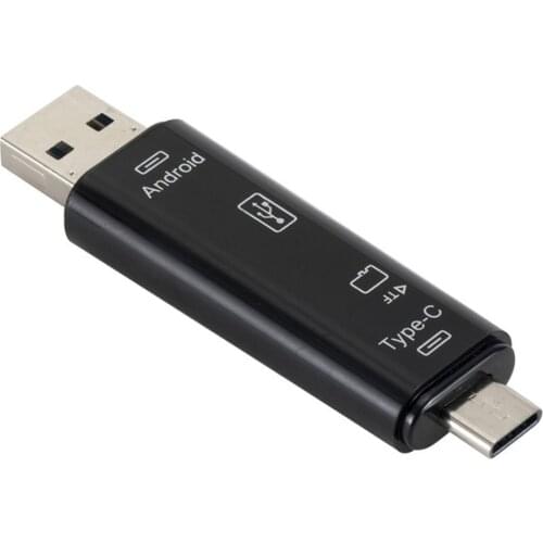5 in 1 USB 3.0 Type C/USB/Micro USB SD TF High Speed Memory Card Reader OTG Adapter Connector For Mobile Phone Laptop Mac