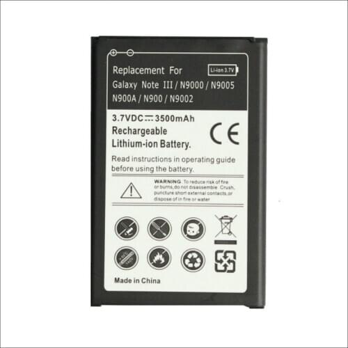 B800BE Note 3 Battery for SAMSUNG GALAXY NOTE3 N9000 N9006 N9002 N9005 N9008 N9009 battery B800BC