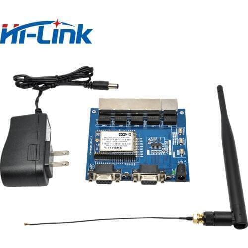 Free Shipping Hi-Link HLK-RM08K serial wifi module ethernet serial port UART to WIFI module MT7688K kit replace HLK-RM04