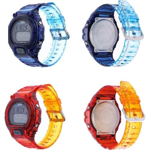 Silicone Watch Case + Strap For Casio G-Shock DW-6900 DW6900 Replacement Rubber Waterproof Sprots Strap Watchbands Accessories
