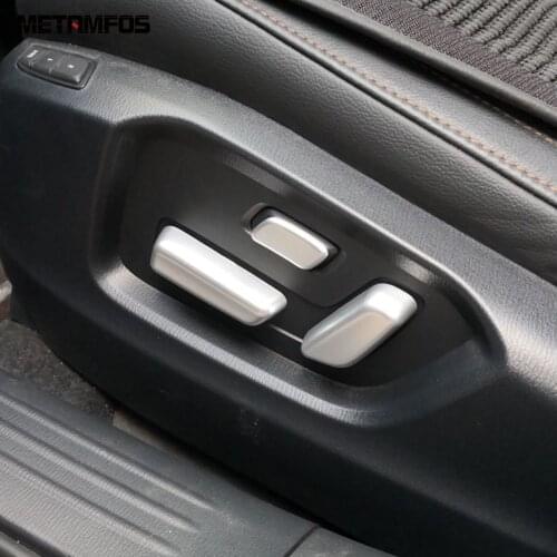 For Mazda CX-5 CX5 KF 2017-2020 2021 Seat Adjust Control Button Cover Molding Trim Carbon Fiber Inner Accessories Car Styling