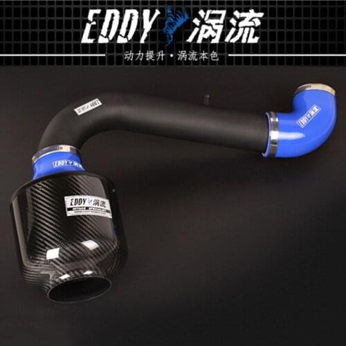 Eddy Carbon Fiber Turbo Induction Pipe Tube Air Filter for Mercedes-Benz C-Class C180 C200 C220 C300 W204 W205 Air Intake System