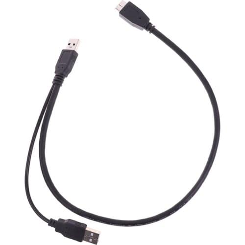USB 3.0 A Male Micro USB 3.0 B Y Cord Cable For External Hard Drive Disk Cables