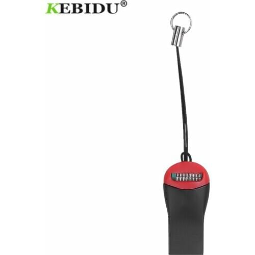 KEBIDU 1PC USB 2.0 Micro SD SDHC TF Flash Memory Card Reader Mini Adapter For Laptop black Mini USB Memory Card Reader