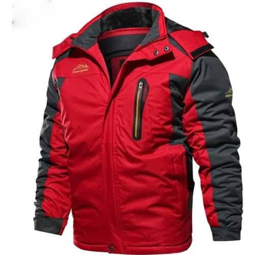 Winter Jacket men Fleece Thick 7XL 8XL 9XL Mens Windbreaker Parka Coat outwear Breathable Waterproof jacket Men Brand Clothing