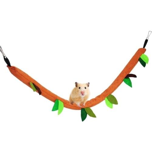 Small Pet Hamsters Swing Toy Ferrets Rats Climbing Playing Cableway For Cage Guinea Pigs Exercise Squirrel Sport Toys Supplies