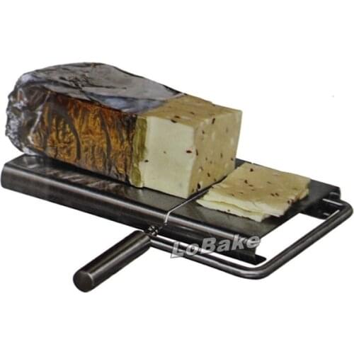 Latest good stainless steel cheese wire slicer knife cutter with cheese board for cheese ham sausage Goose Liver kicthen utensil