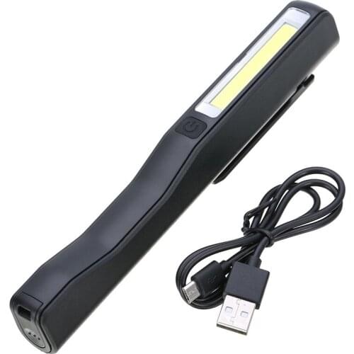 Rechargeable LED COB Portable Camping Work Inspection Light Lamp Hand Torch Magnetic for Household Workshop Automobile Camping