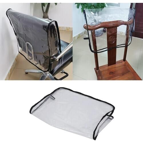 Salon Spa Professional Plastic Clear Covers Barber Beauty Salon Chair Protective Cover Hairdressing Barber Chair Back Cover