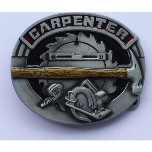 Carpenter tools mens Belt Buckle SW-BY855 suitable for 4cm wideth belt with continous stock