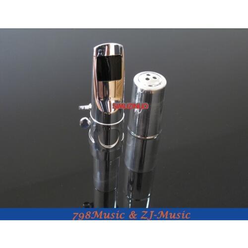 PRO Silver Plated Metal Mouthpiece Baritone Saxophone Sax 7