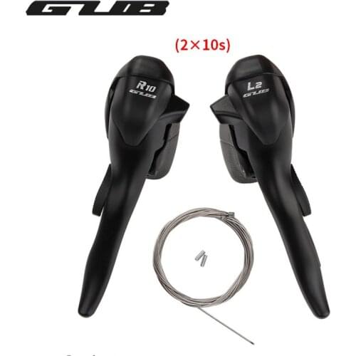 GUB Bike Brake Shift Lever Road Bicycle Left 2s Right 7/8/9/10s Black Shifter Front Rear Derailleur Controller Cycling Parts