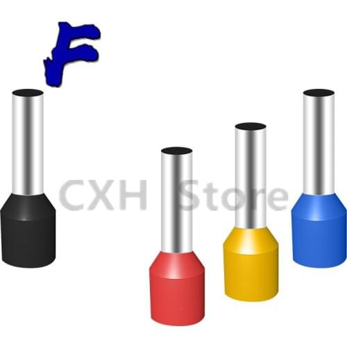 Wire connect 100pcs Insulated connector Terminal Crimp Terminator cold pressed insulated termina VE0508 7508 1008 1508 2508