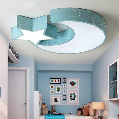 Childrens Room Led Light Baby Room Girl Lamp Led Star Roof Light Moon Child Kids Room Light Kids Bedroom Ceiling Light Lamp