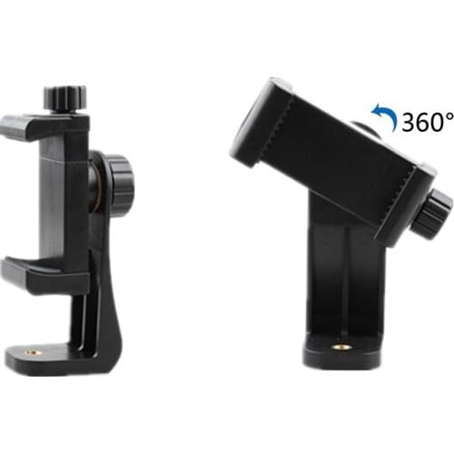 360 Rotation Tripod Stand With All 1/4 Screw Cellphone Holder Tripod Mount Desk Tripod Adapter Phone Clipper Holder For iPhone