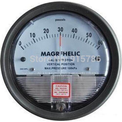 0-3kpa differential pressure gauge / micro pressure gauge / high precision 1/8 "NPT air pressure meter / Barometer