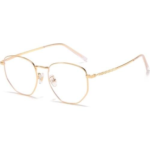 -1.0-1.5-2.0-2.5 to -6.0Titanium AlloyTrendy Korean Student Glasses Round FrameTransparent Mirror Literary Glasses Frame Myopia