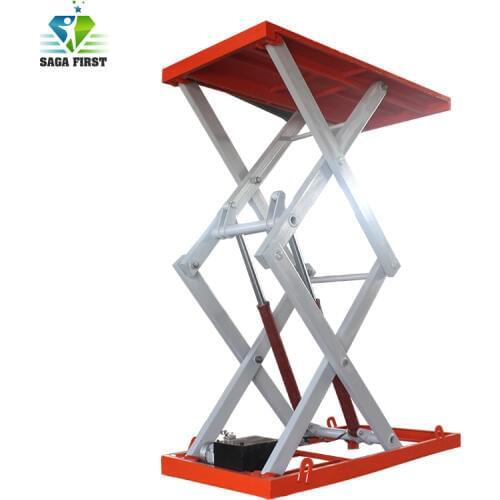 2Ton Stationary Hydraulic Scissor Lift Aerial Work Platform Lift