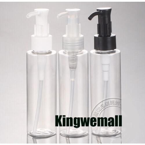 300pcs/lot 200ml Transparent PET Cream bottle,200ml oil pump bottle,200ml cosmetic container,cosmetic packaging