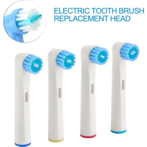 4pcs/pack EB-17D Replaceable Electric toothbrush heads EB-17D Bright Fits Oral Tooth Brush Replacement tips Clean Tooth
