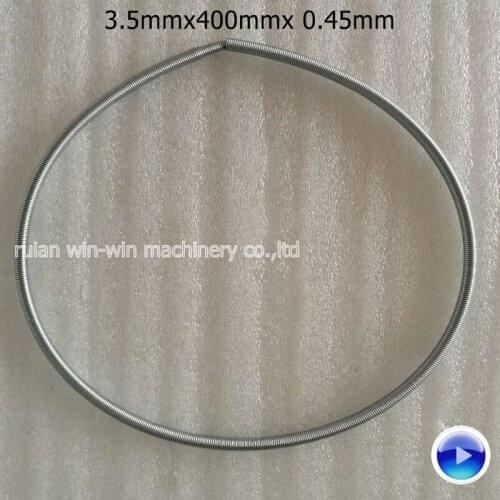 500pcs 3.5mmx400mmx 0.45mm side sealing bag making machine extension springs no hook