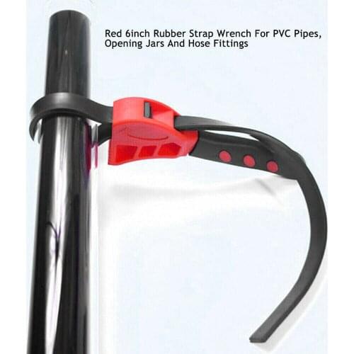 6 In Bottle Opener Adjustable Repair Tool Rubber Strap High Quality New